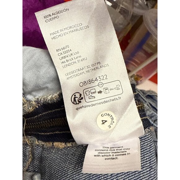 We The Free People Je Suis Pret Women's Jumpsuit Barrel Denim Jean Medium - Picture 13 of 14